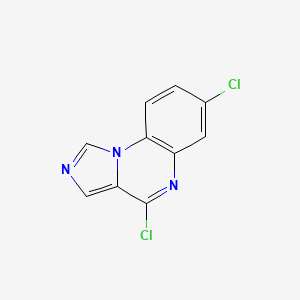 molecular formula C10H5Cl2N3 B1471203 4,7-二氯咪唑并[1,5-a]喹喔啉 CAS No. 847900-55-4