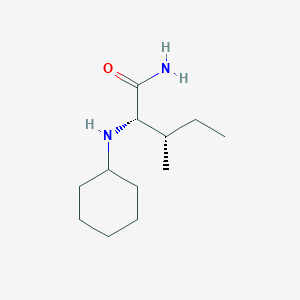 molecular formula C12H24N2O B1471209 (2S,3S)-2-(环己基氨基)-3-甲基戊酰胺 CAS No. 1071594-16-5