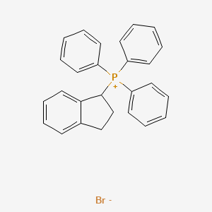 (2,3-Dihydro-1H-inden-1-yl)(triphenyl)phosphanium bromide