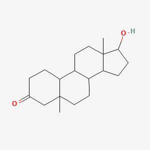 17-Hydroxy-5,13-dimethyl-1,2,4,6,7,8,9,10,11,12,14,15,16,17-tetradecahydrocyclopenta[a]phenanthren-3-one