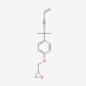 2-{[4-(2-Methylhex-5-en-3-yn-2-yl)phenoxy]methyl}oxirane