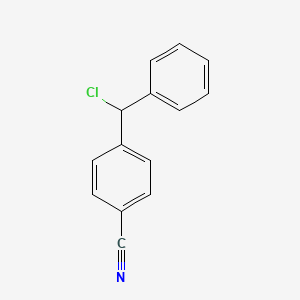 Benzonitrile, 4-(chlorophenylmethyl)-