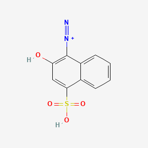 1-Naphthalenediazonium, 2-hydroxy-4-sulfo-