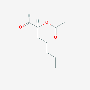 1-Oxoheptan-2-YL acetate