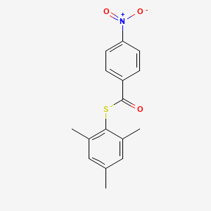 S-(2,4,6-trimethylphenyl) 4-nitrobenzenecarbothioate