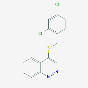 4-[(2,4-Dichlorobenzyl)sulfanyl]cinnoline