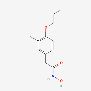 N-hydroxy-2-(3-methyl-4-propoxyphenyl)acetamide