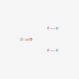 molecular formula F2H2OZr B14712411 Oxozirconium--hydrogen fluoride (1/2) CAS No. 14984-80-6