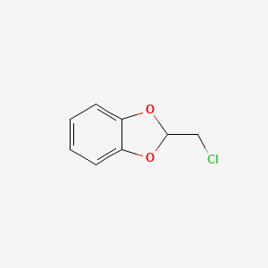 molecular formula C8H7ClO2 B14712412 2-(Chloromethyl)-1,3-benzodioxole CAS No. 22946-11-8