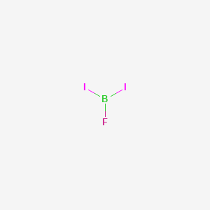 molecular formula BFI2 B14712423 Fluorodiiodoborane CAS No. 22095-63-2