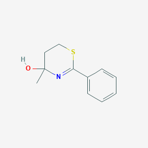 4-Methyl-2-phenyl-5,6-dihydro-1,3-thiazin-4-ol