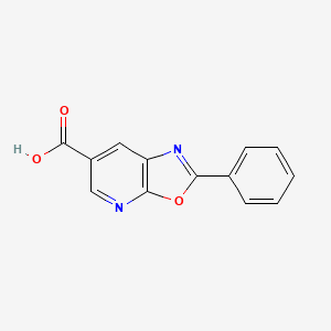 B1471269 2-Phenyl[1,3]oxazolo[5,4-b]pyridine-6-carboxylic acid CAS No. 927801-31-8