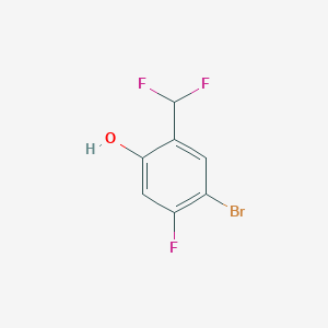 B1471270 5-Bromo-4-fluoro-2-hydroxybenzodifluoride CAS No. 1785597-43-4
