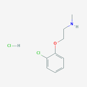 B1471288 2-(2-Chlorophenoxy)-N-methylethanamine HCl CAS No. 2098088-43-6