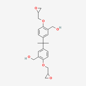 (Propane-2,2-diylbis{6-[(oxiran-2-yl)methoxy]-3,1-phenylene})dimethanol