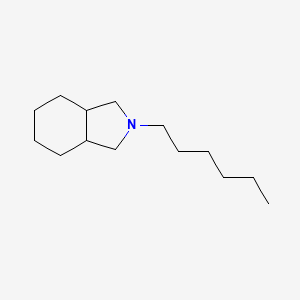 2-Hexyloctahydro-1h-isoindole