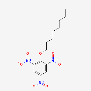 molecular formula C14H19N3O7 B14712977 1,3,5-Trinitro-2-(octyloxy)benzene CAS No. 21623-81-4