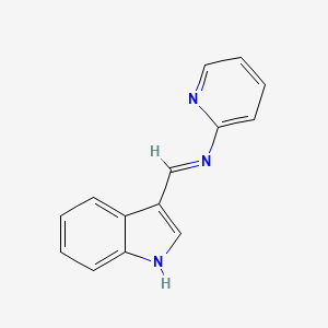 3-(N-2-Pyridylformimidoyl)indole