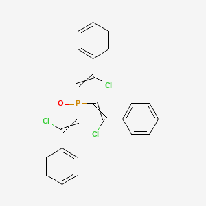 Phosphine oxide, tris(2-chloro-2-phenylethenyl)-