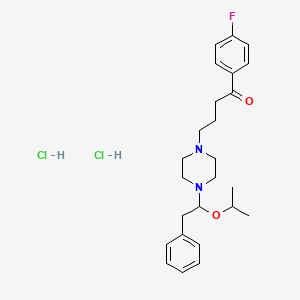 4'-Fluoro-4-(4-(beta-propoxyphenethyl)-1-piperazinyl)butyrophenone dihydrochloride