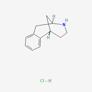 molecular formula C12H16ClN B14713111 6,7-Benzomorphan hydrochloride CAS No. 23109-40-2