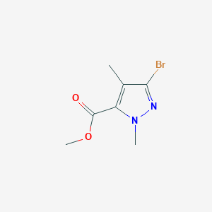 B1471313 Methyl 3-bromo-1,4-dimethyl-1H-pyrazole-5-carboxylate CAS No. 1780677-51-1
