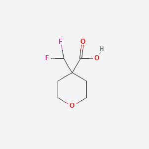 B1471329 4-(Difluoromethyl)oxane-4-carboxylic acid CAS No. 1783957-10-7