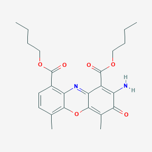 Dibutyl 2-amino-4,6-dimethyl-3-oxophenoxazine-1,9-dicarboxylate