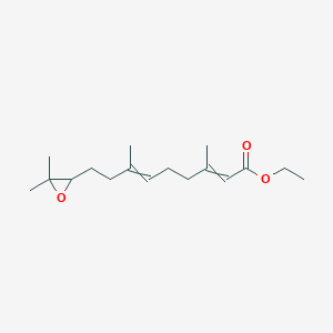 Ethyl 9-(3,3-dimethyloxiran-2-YL)-3,7-dimethylnona-2,6-dienoate