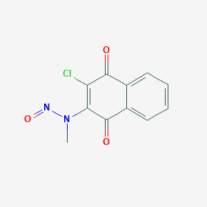 1,4-Naphthalenedione, 2-chloro-3-(methylnitrosoamino)-