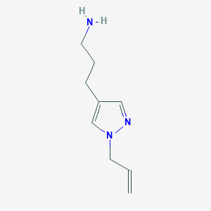 3-[1-(prop-2-en-1-yl)-1H-pyrazol-4-yl]propan-1-amine