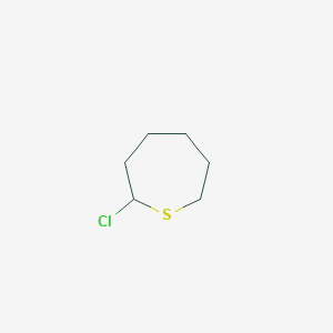 molecular formula C6H11ClS B14713399 2-Chlorothiepane CAS No. 22342-10-5