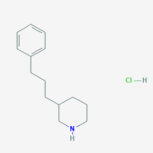 3-(3-Phenylpropyl)piperidine hydrochloride