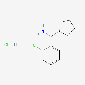 (2-Chlorophenyl)(cyclopentyl)methanamine hydrochloride
