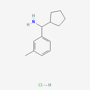 Cyclopentyl(m-tolyl)methanamine hydrochloride