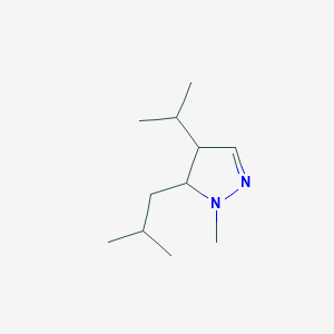 2-Methyl-3-(2-methylpropyl)-4-propan-2-yl-3,4-dihydropyrazole