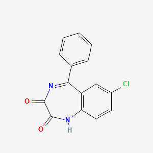 7-Chloro-5-phenyl-1H-1,4-benzodiazepine-2,3-dione