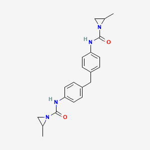 2-methyl-N-[4-[[4-[(2-methylaziridine-1-carbonyl)amino]phenyl]methyl]phenyl]aziridine-1-carboxamide