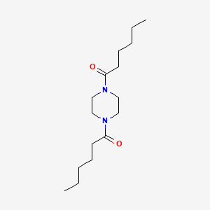 Piperazine, 1,4-dihexanoyl-