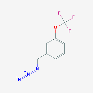 molecular formula C8H6F3N3O B1471355 1-(叠氮甲基)-3-(三氟甲氧基)苯 CAS No. 620533-85-9