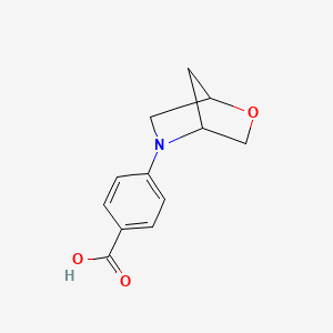 B1471363 4-(2-Oxa-5-azabicyclo[2.2.1]heptan-5-yl)benzoic acid CAS No. 1785376-70-6