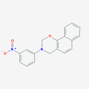 3-(3-Nitrophenyl)-3,4-dihydro-2h-naphtho[2,1-e][1,3]oxazine