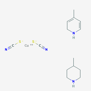 Copper;4-methyl-1,2-dihydropyridine;4-methylpiperidine;dithiocyanate