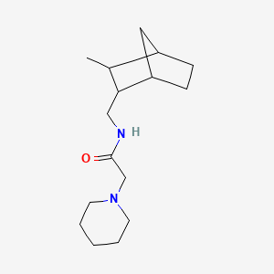 N-Methyl-N-(3-methyl-2-norbornylmethyl)-1-piperidinecarboxamide