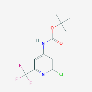 tert-Butyl (2-chloro-6-(trifluoromethyl)pyridin-4-yl)carbamate