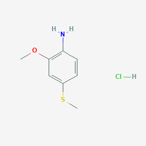 2-Methoxy-4-(methylsulfanyl)aniline hydrochloride
