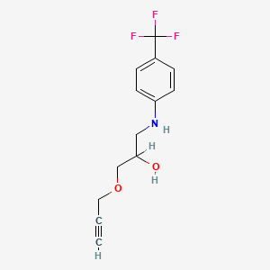 1-(2-Propynyloxy)-3-(alpha,alpha,alpha-trifluoro-p-toluidino)-2-propanol