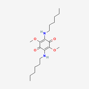 2,5-Bis(hexylamino)-3,6-dimethoxycyclohexa-2,5-diene-1,4-dione