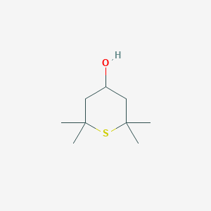 molecular formula C9H18OS B14713973 2,2,6,6-Tetramethylthian-4-ol CAS No. 20931-54-8