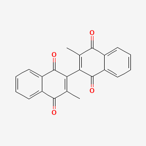 [2,2'-Binaphthalene]-1,1',4,4'-tetrone, 3,3'-dimethyl-